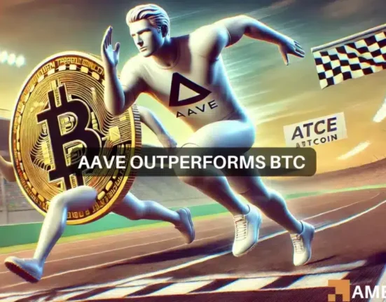 Aave outpaces BTC but hits resistance: Is a reversal on the horizon?