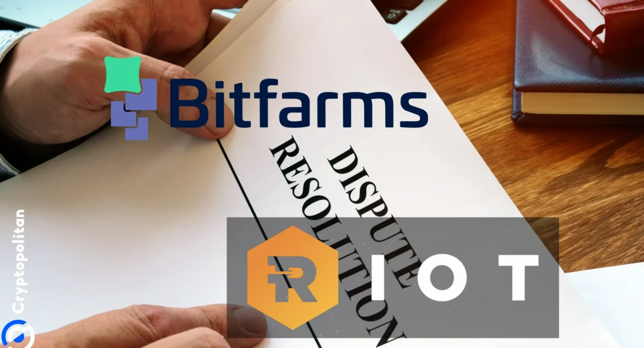 Bitfarms and Riot enter settlement agreement