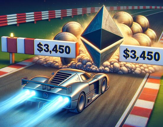 Ethereum Price Hits $3,450 Wall: Can It Power Through?