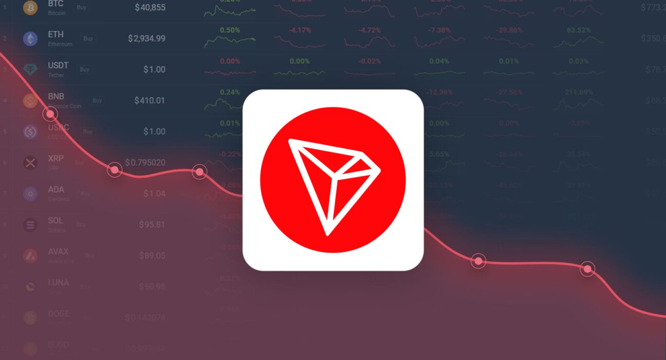 TRON is Predicted to Drop to $0.175376 By Nov 21, 2024