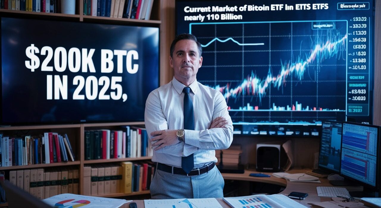 Bitcoin ETFs Near $110 Billion, Analyst Predicts $200K BTC in 2025