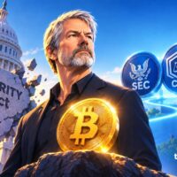 Saylor, Armstrong Downplay CLARITY Act Defeat as Crypto Market Sparks Sharp Unwind